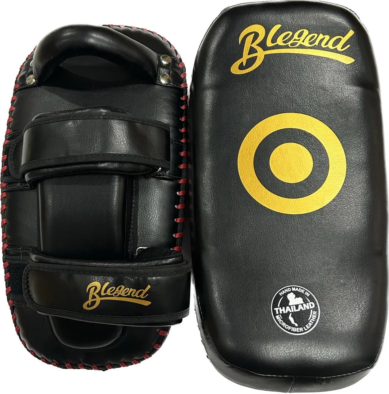 Blegend Thai Pads BBLC Big 2 Straps Red - OTM Fight ShopBlegend